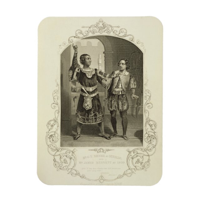 Íman G. V. Brooke como Othello e James Bennett como Ia (Vertical)