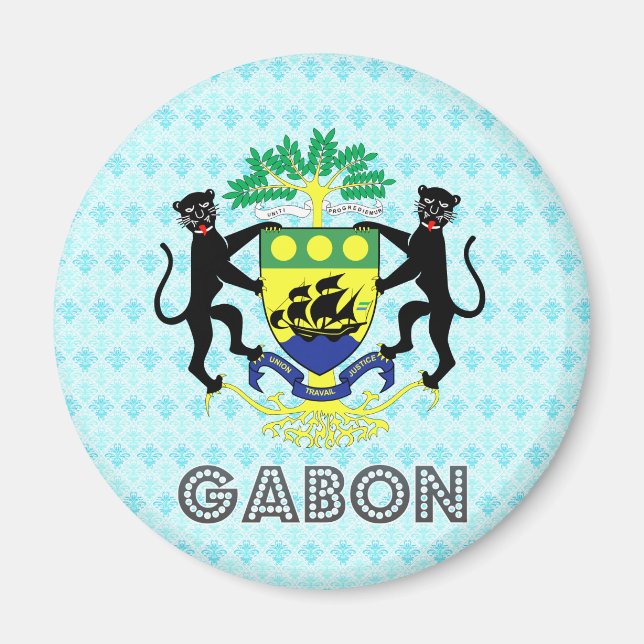 Íman Gabão Casaco de Armas (Frente)