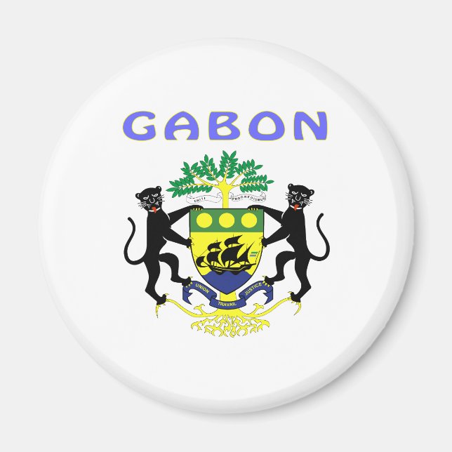 Íman Gabão Casaco De Armas (Frente)
