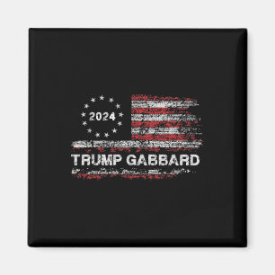 Íman Gabbard 2024 U Flag Trump 24 Eleições Conservadora