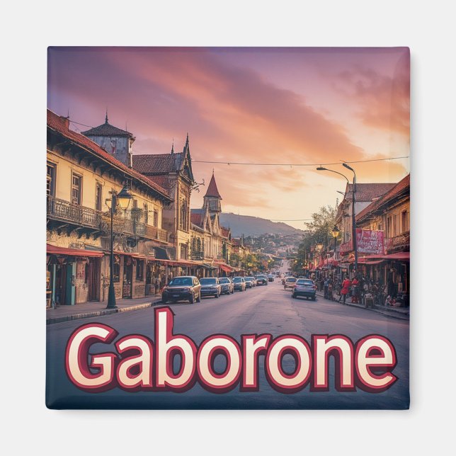 Íman Gaborone Orgulho da Cidade do Botsuana 📍 (Frente)