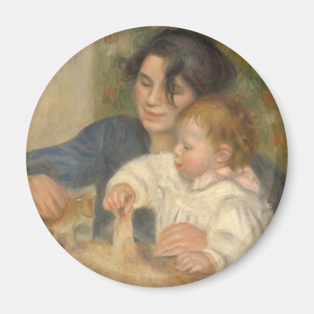 Íman Gabrielle e Jean (por Pierre-Auguste Renoir) (Frente)