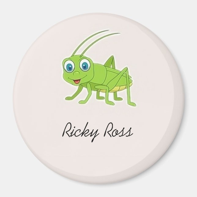 Íman Gafanhoto verde-claro (Frente)