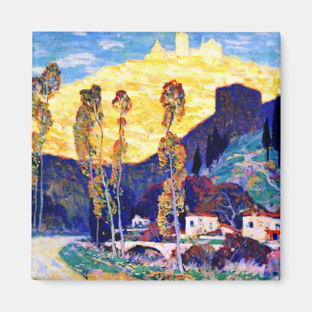 Íman Gagnon - Noite, Siena - famosa pintura (Frente)