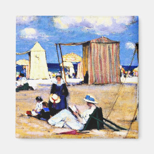 Íman Gagnon - The Beach no Dinard, belas artes