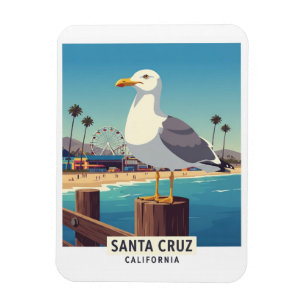 Íman Gaivota em Santa Cruz Califórnia Viagem