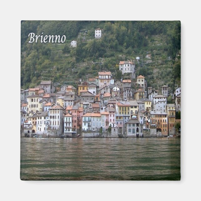 Íman GAL020 BRIENNO, lago Como, Itália, frigideira (Frente)