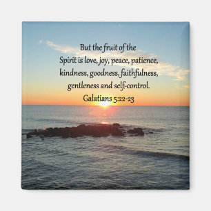 ÍMAN GALÁCIOS 5 FRUTAS DO ESPÍRITO