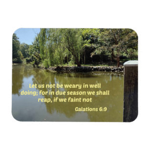 Íman Galações 6:9 Não nos cansemos de fazer bem