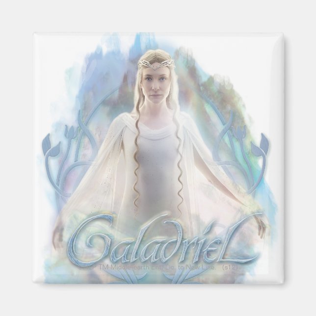 Íman Galadriel com nome (Frente)