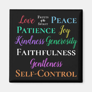 Íman Galatianos 5:22-23 Frutas da Espírito Magnética