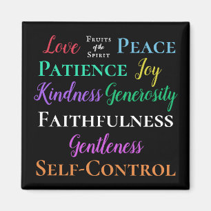 Íman Galatianos 5:22-23 Frutas da Espirituosa Magneta