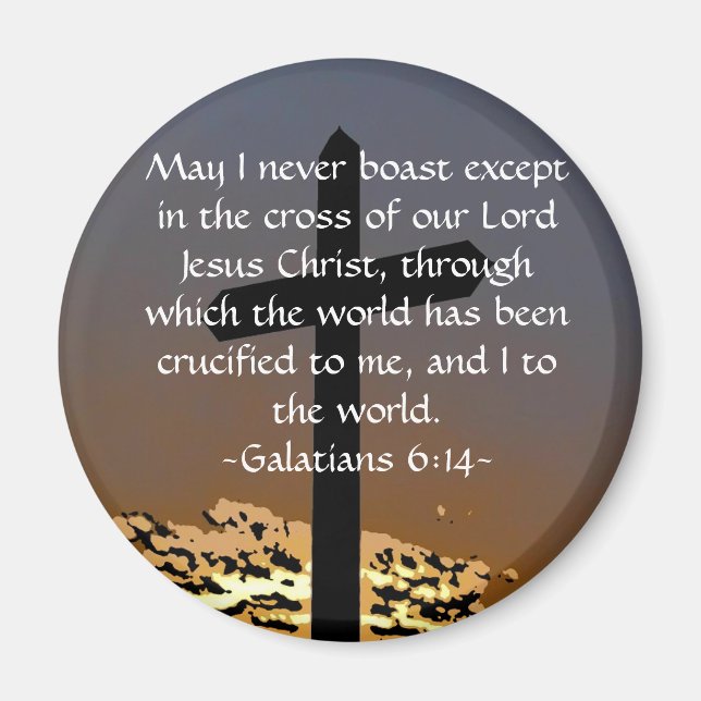 Íman Galatianos 6:14 (Frente)