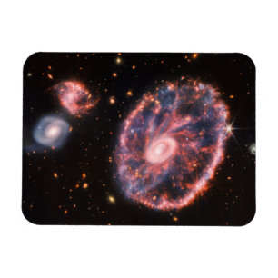 Íman Galáxia CartWheel, Telescópio Espacial James Webb
