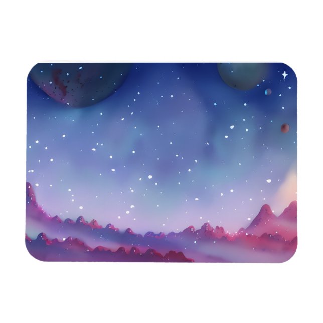 Íman Galáxia, Universo, Estrelas, Espaço Exterior (Horizontal)