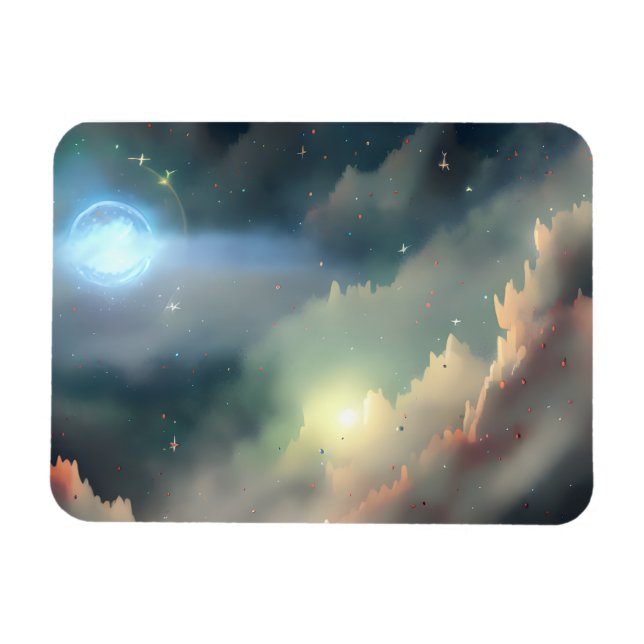 Íman Galáxia, Universo, Estrelas, Espaço Exterior (Horizontal)