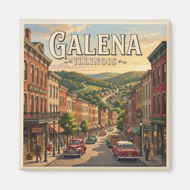 Íman Galena Illinois (Frente)