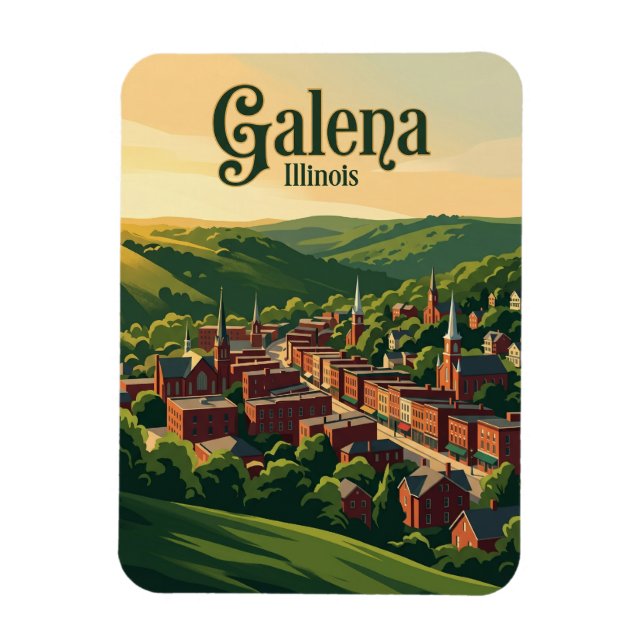 Íman Galena Illinois (Vertical)