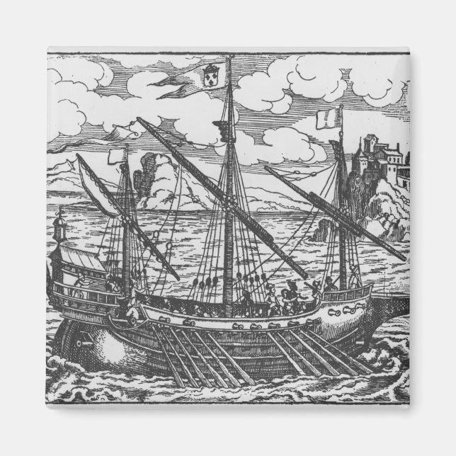 Íman galeota francesa (Frente)