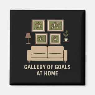 Íman Galeria De Gols Em Casa Fã De Futebol Design