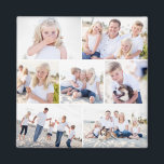 Íman Galeria De Sete Magnetos De Fotografias Personaliz<br><div class="desc">Os presentes fotográficos são os melhores presentes! Facilmente personalizado com seu texto e/ou fotos para uma aparência personalizada. Desenhado por Berry Berry Sweet. Ver mais designs em www.berryberrysweet.com</div>