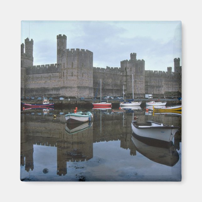 Íman Gales, castelo de Caernarfon, um dos (Frente)