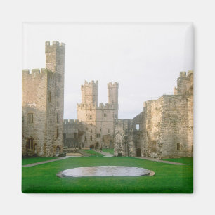 Íman Gales, castelo de Caernarfon, um dos 2 de Eduardo