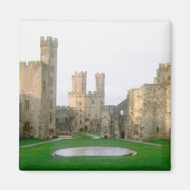 Íman Gales, castelo de Caernarfon, um dos 2 de Eduardo (Frente)