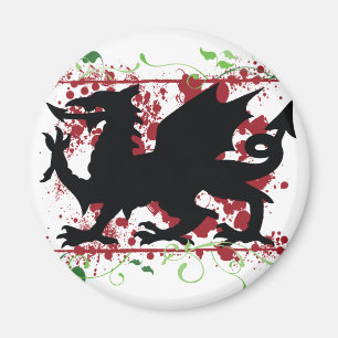 Íman Galês Dragon Magnets