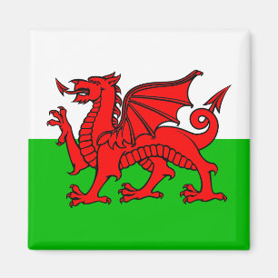 Íman Galês Red Dragon Wales Flag