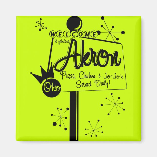 Íman Galinha e do Akron Jojo (Frente)