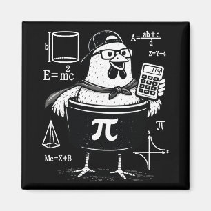 Íman Galinha Engraçada Calculadora de Suporte Professor