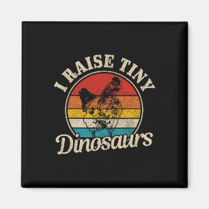 Íman Galinha Eu Crio Dinossauros Minúsculos Fazendeiro 