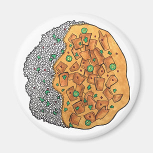 Íman Galinha Korma Qorma Comida indiana Foodie