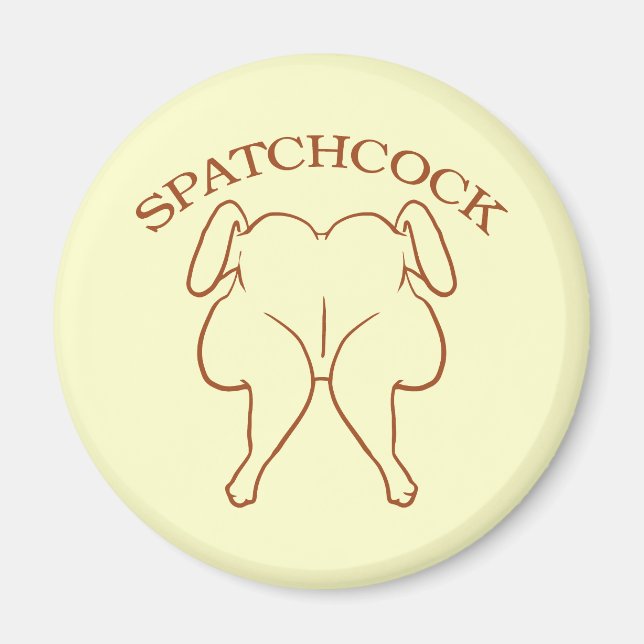 Íman Galinha Spatchcock (Frente)