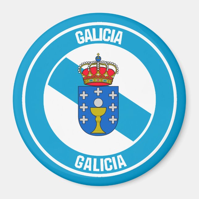 Íman Galiza Round Emblem (Frente)