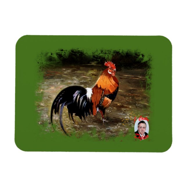 Íman Gallo/Galo/Rooster (Horizontal)