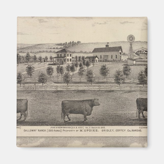 Íman Galloway Ranch, Kansas (Frente)