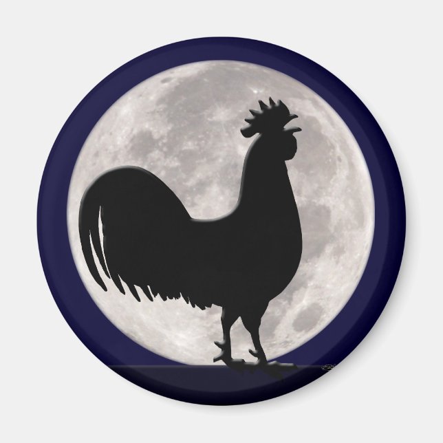 Íman Galo à Lua (Frente)