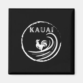 Íman Galo de Kauai havaiano, frango, tartaruga e café