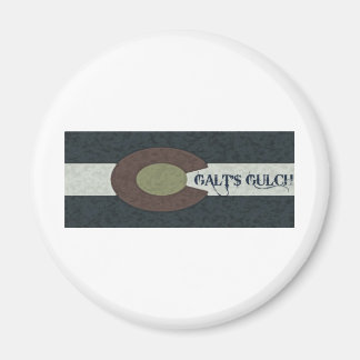 Íman Galt's Gulch - Design combo vermelho branco e azul