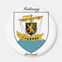 Íman Galway Ireland antigo navio casaco de armas Magnet
