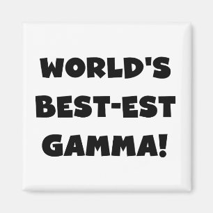 Íman Gama do Melhor-est do mundo preto e branco