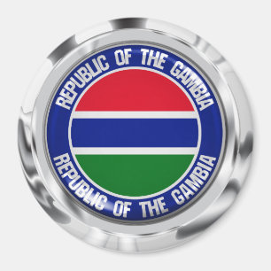 Íman Gambia Round Emblem
