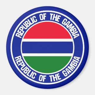 Íman Gambia Round Emblem