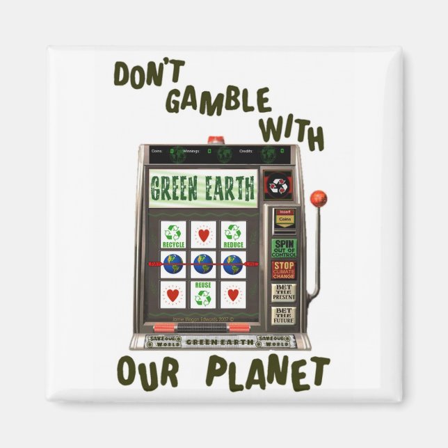 Íman Gamble ambiental do Dia da Terra (Frente)