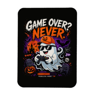 Íman Game Over Nunca Divertido Fantasma de Gamer Hallow