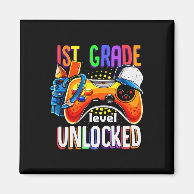 Íman Gamepad de Volta para a Escola 1º Nível de Primeir (Frente)