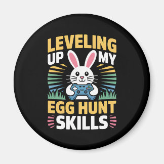 Íman Gamer Bunny Easter Egg Hunt Level Up Magnet