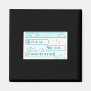 Íman Gamer Computer Pc Nerd Legal Peace Love Badmin